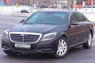 mercedes S222 черный с водителем